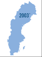 Sweden Country Outline